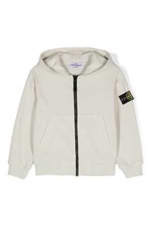 felpa in cotone beige STONE ISLAND KIDS | 811660720V0097